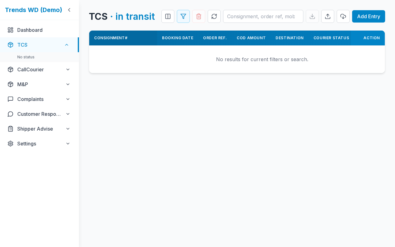 TCS — In Transit