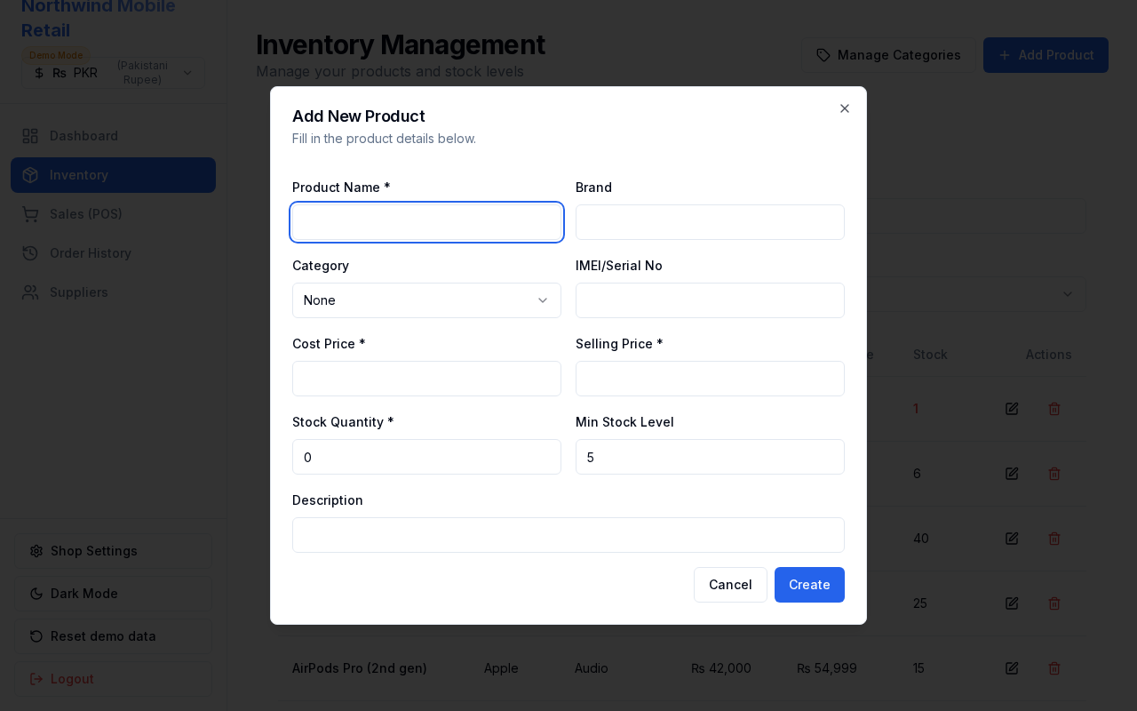 Add Product