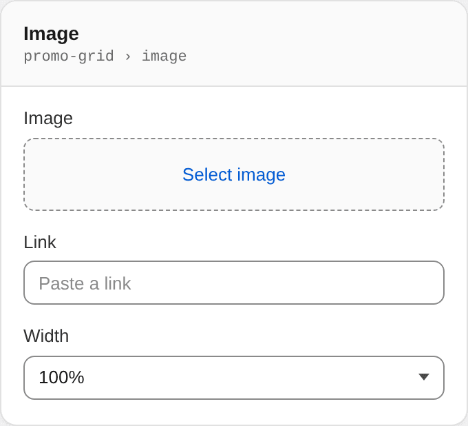 Image settings